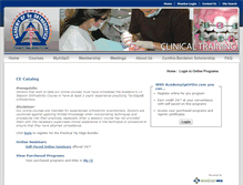 Tablet Screenshot of ce.academygportho.com